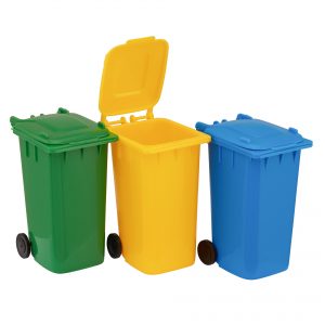 Recycled plastic pen pots