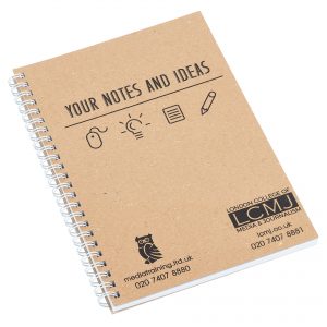 Notebooks with kraft card cover