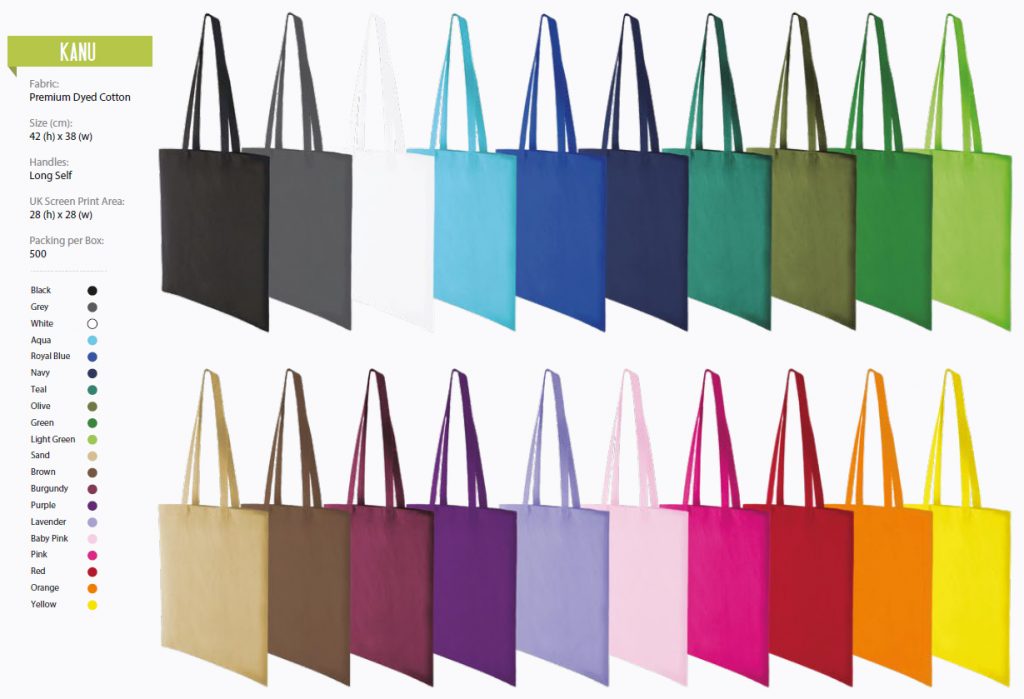 Colour Cotton Shopper Range Kanu
