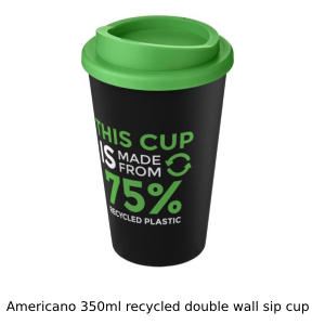 Americano Recycled 350ml Double walled cup
