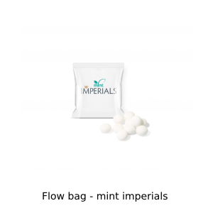 Flow bag of mint imperials