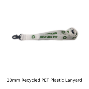 20mm recycled PET plastic lanyard