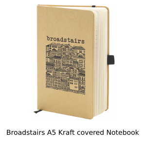 Photo of A5 Broadstairs Notebook with print to front