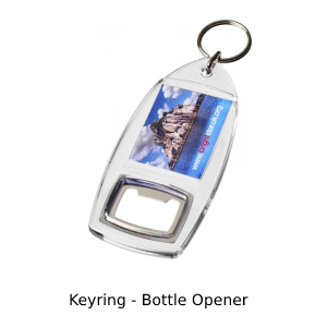 Photo of Bottle opener keyring in acrylic