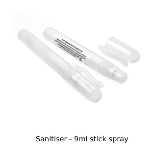 Photo showing 2 stick sanitisers